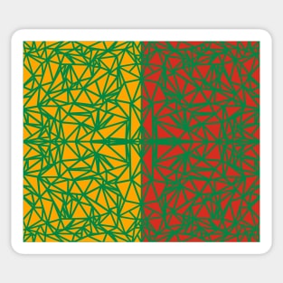 Polygonal Pattern Sticker